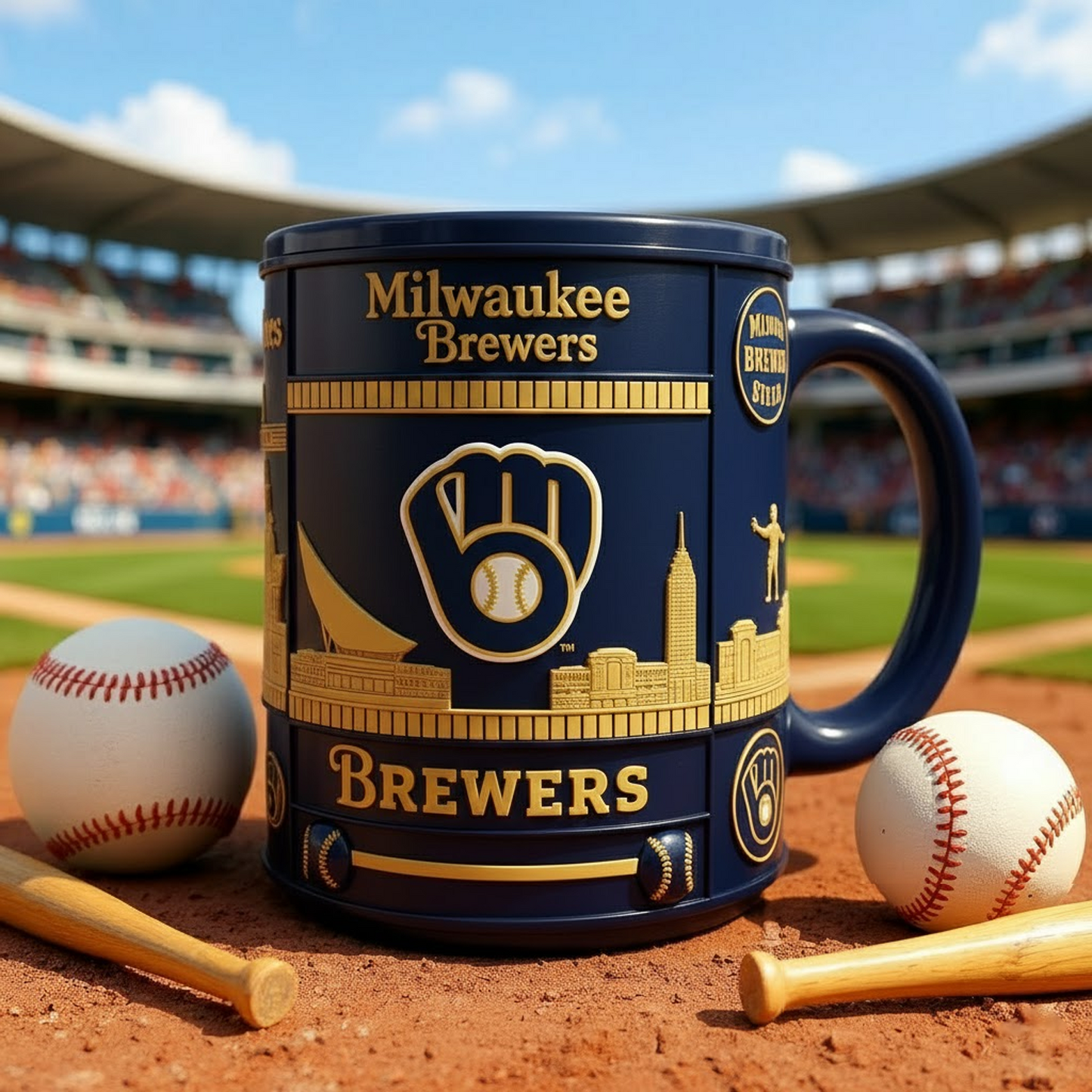 MIL X MLB Iconic City Baseball Mug V1 NAK NHT