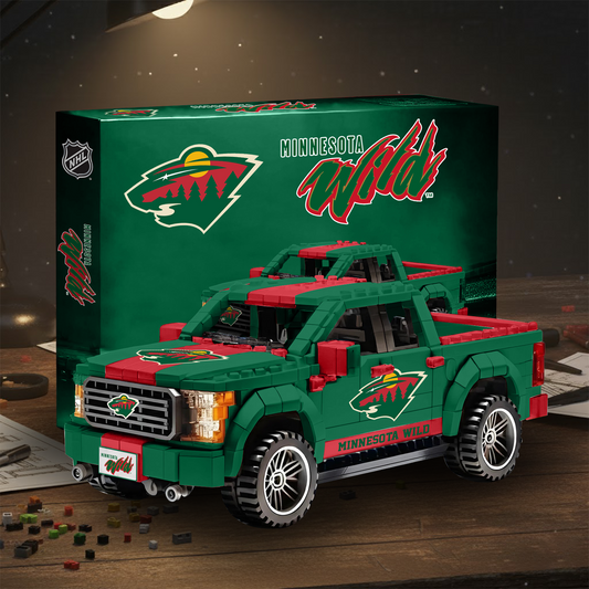MIN NHL 3D Racing Truck Model Building Block Set V2 NAK NHT