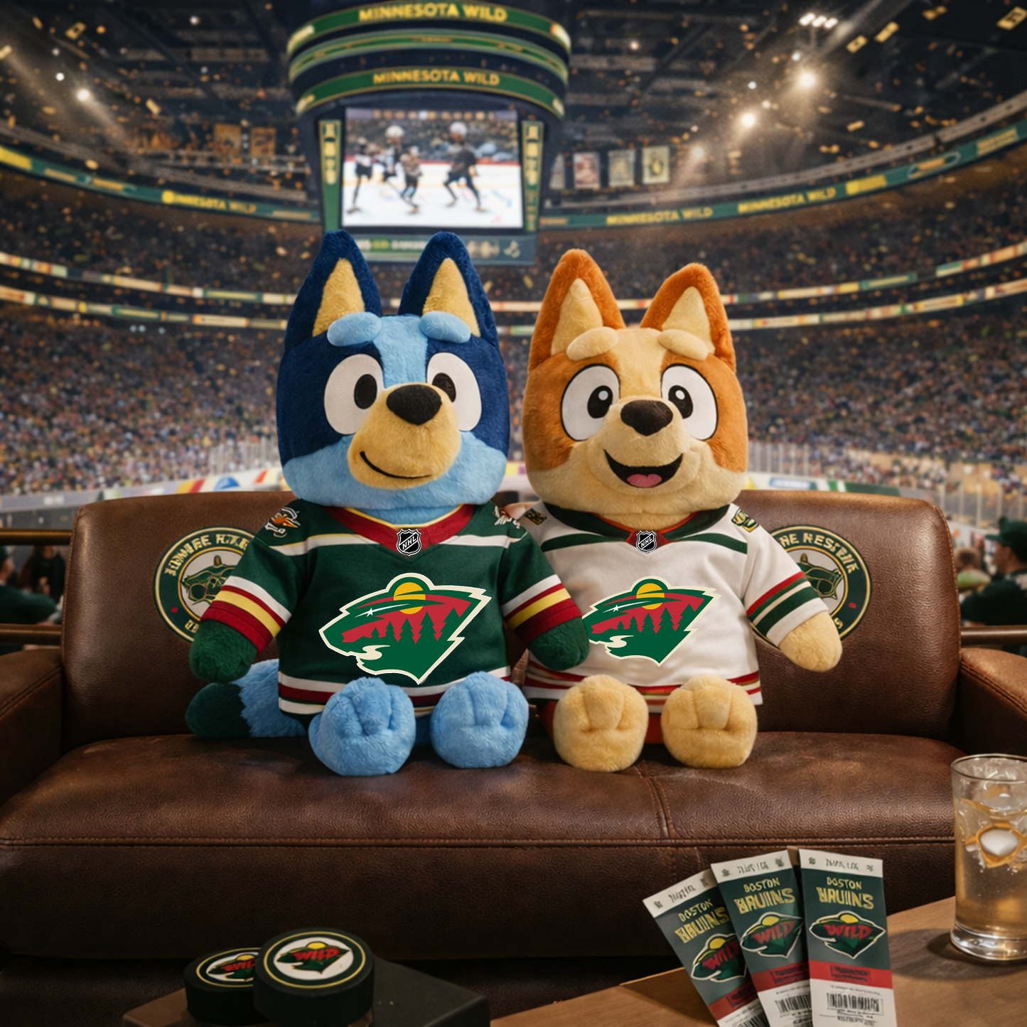 MIN x NHL Hockey Fan Plush Toy NAK NHT
