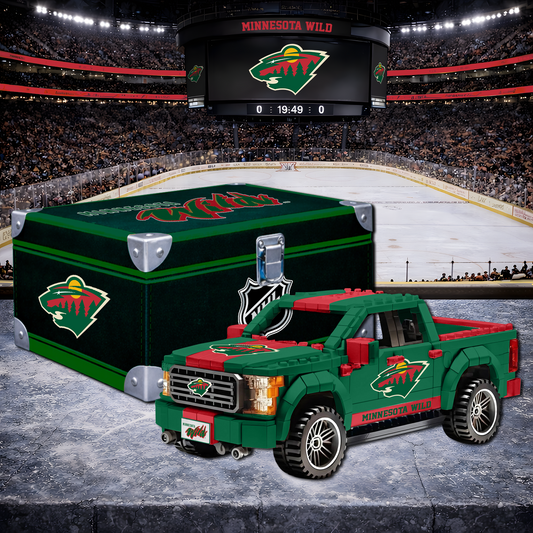 MIN X NHL LEGO Toy Truck Set with Collectible Case NAK NHT