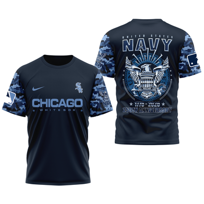 MLB CWS Premium Navy 250 Years 3D Shirt DDT CTND