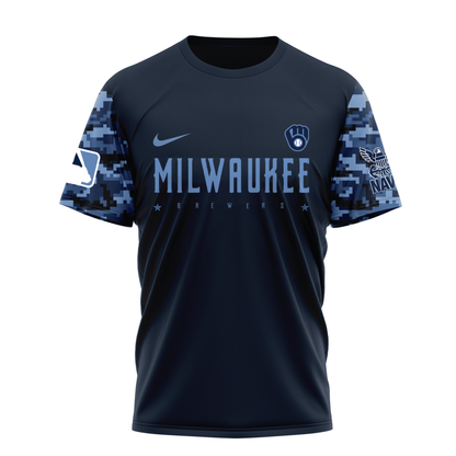 MLB MB Premium Navy 250 Years 3D Shirt DDT CTND