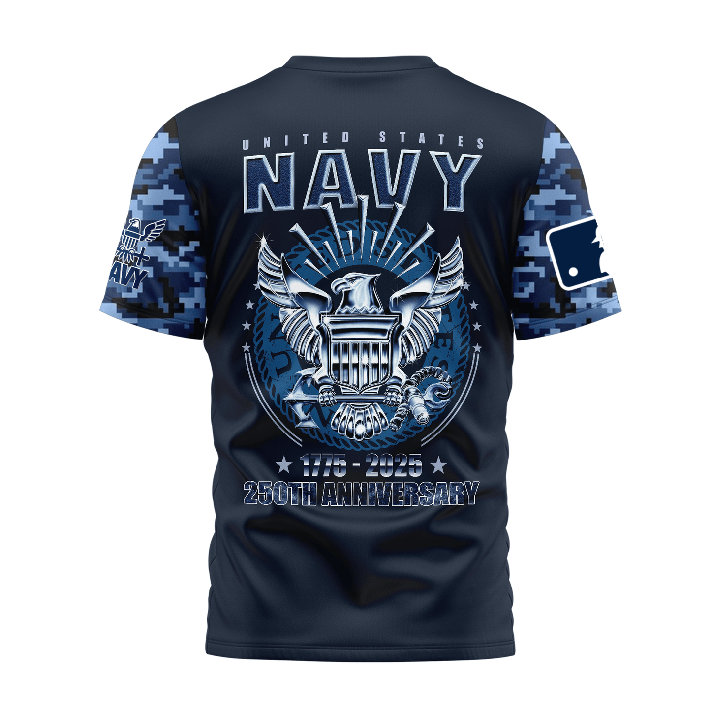 MLB MB Premium Navy 250 Years 3D Shirt DDT CTND