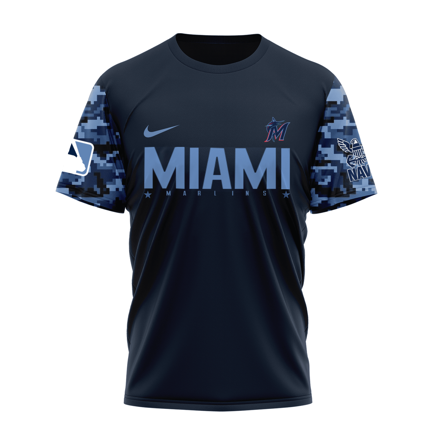 MLB MM Premium Navy 250 Years 3D Shirt DDT CTND