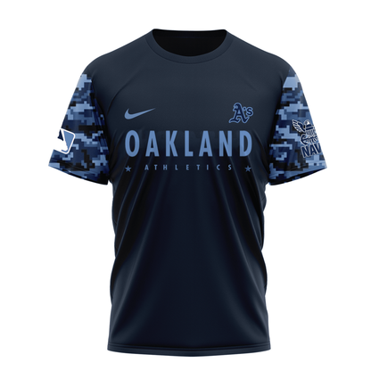 MLB OA Premium Navy 250 Years 3D Shirt DDT CTND