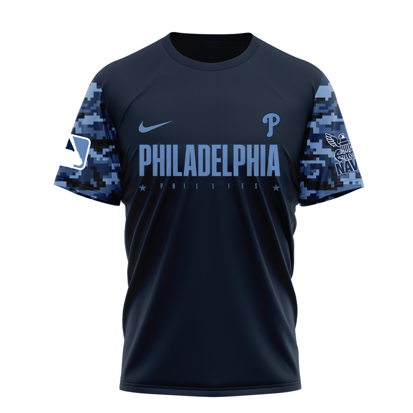 MLB PP Premium Navy 250 Years 3D Shirt DDT CTND