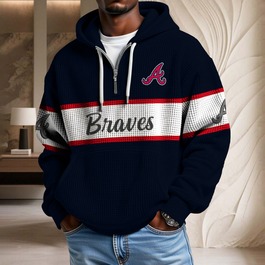 MLB x AB Team Waffle Half Zip Hoodie HLP HLPHUONG