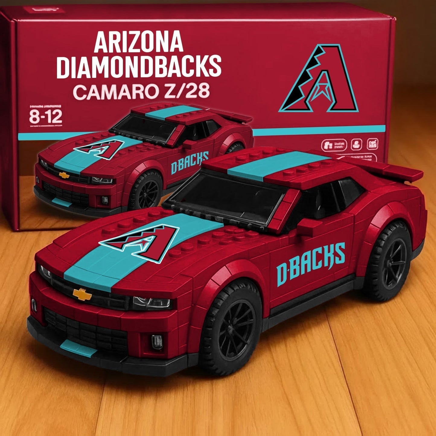 MLB x ARI Camaro Football Team Building Blocks V1 NAK NHM
