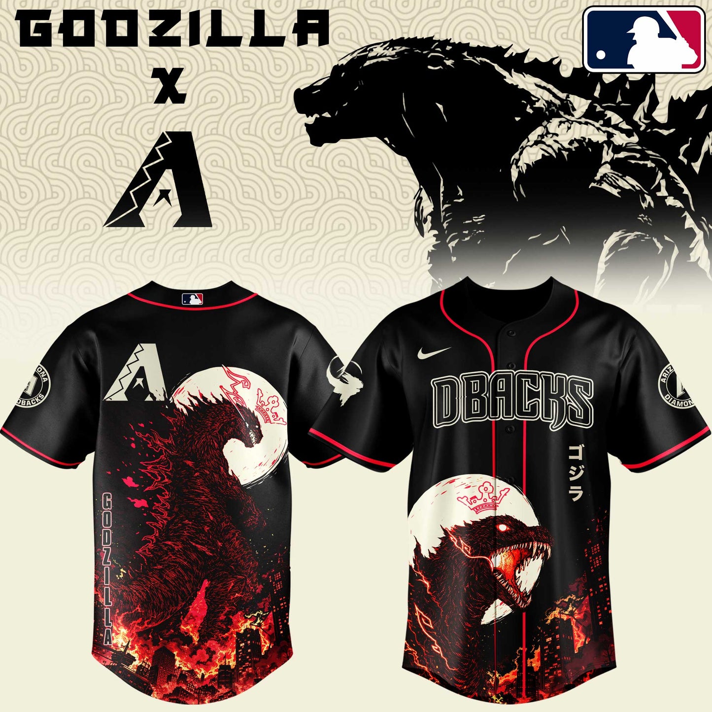 MLB x ARI Monster Baseball Jersey HLP HLPHUONG