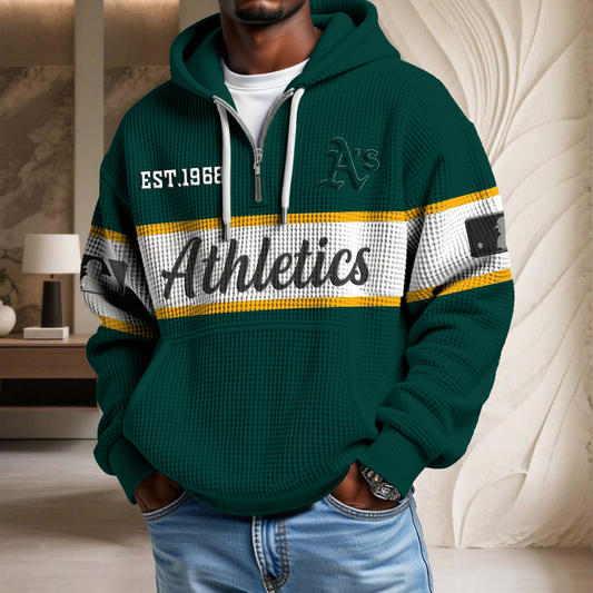 MLB x ATH EST Waffle Half Zip Hoodie HLP HLPHUONG