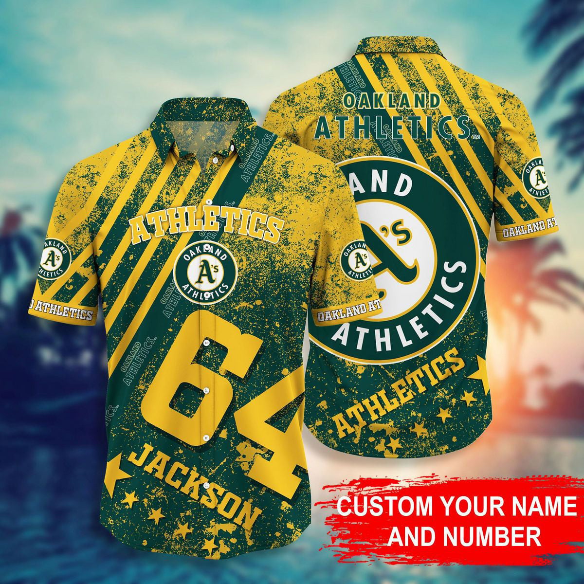 MLB x ATH Personalized Hawaiian Shirt HLP HLPHUONG