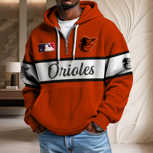 MLB x BO Team Waffle Half Zip Hoodie HLP HLPHUONG