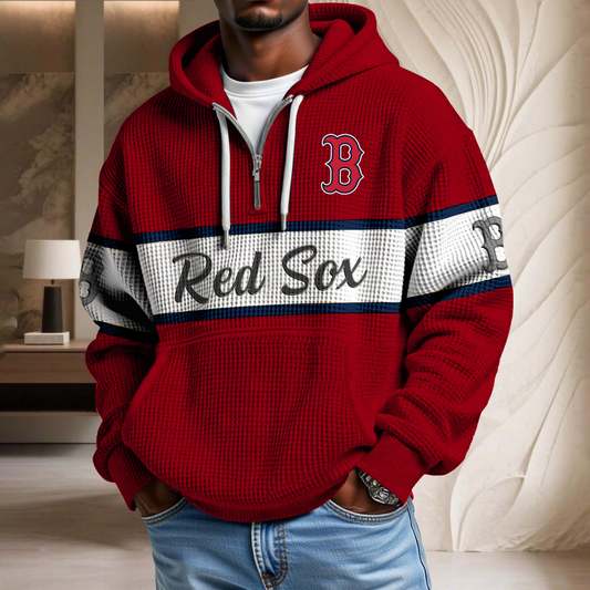 MLB x BRS Team Waffle Half Zip Hoodie HLP HLPHUONG