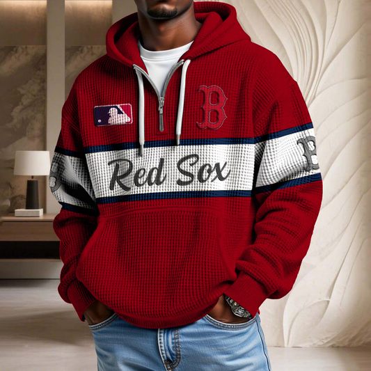 MLB x BRS Team Waffle Half Zip Hoodie HLP HLPHUONG