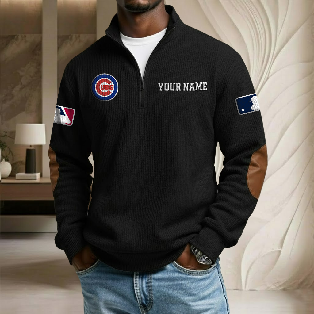 MLB x CC Custom Name Stand Collar Half-zip Sweatshirt HLP HLPHUONG