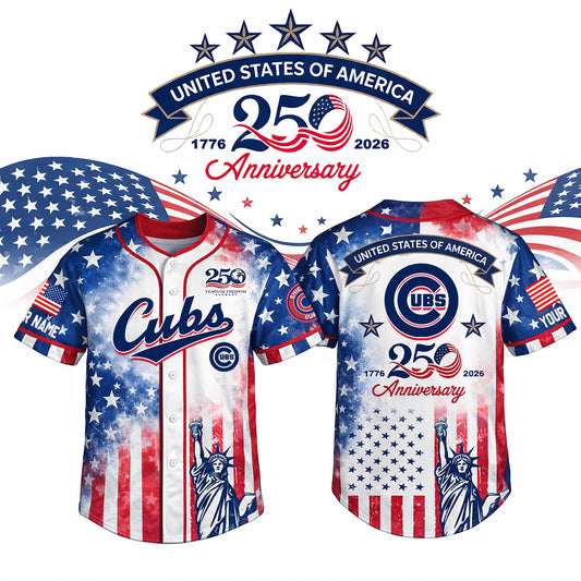 MLB x CHI US 250th Anniversary Baseball Jersey HLP HLPHUONG