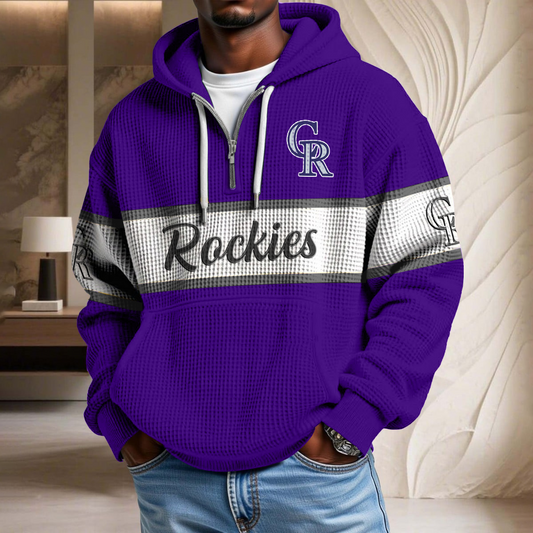 MLB x COR Team Waffle Half Zip Hoodie HLP HLPHUONG
