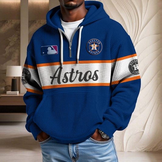 MLB x HA Team Waffle Half Zip Hoodie HLP HLPHUONG