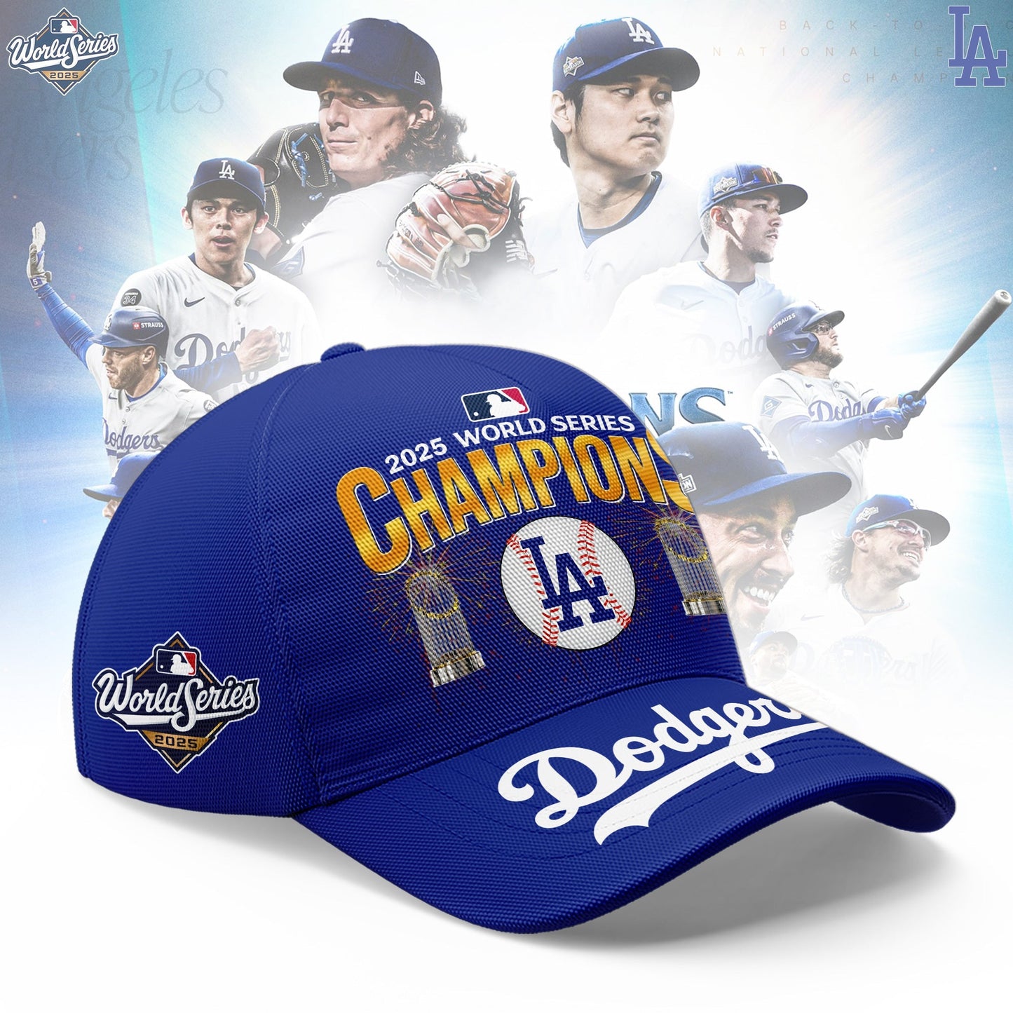 MLB x LAD World Series Champions 2025 V1 Classic Cap HLP