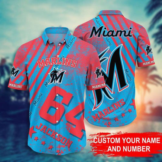MLB x MIA Personalized Hawaiian Shirt HLP HLPHUONG