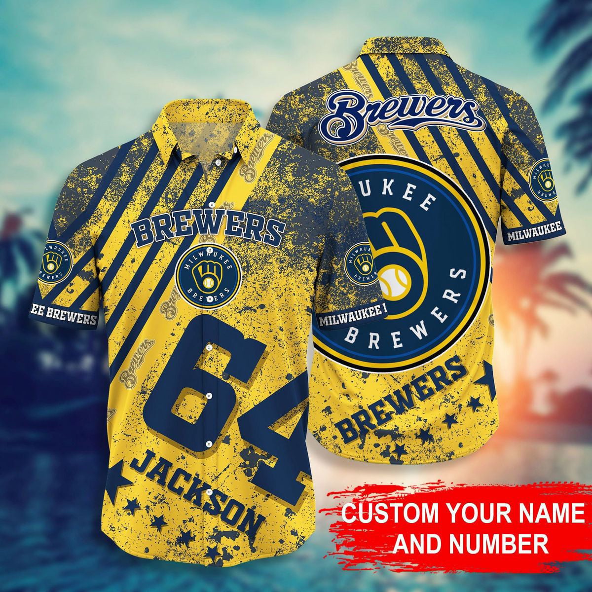 MLB x MIL Personalized Hawaiian Shirt HLP HLPHUONG