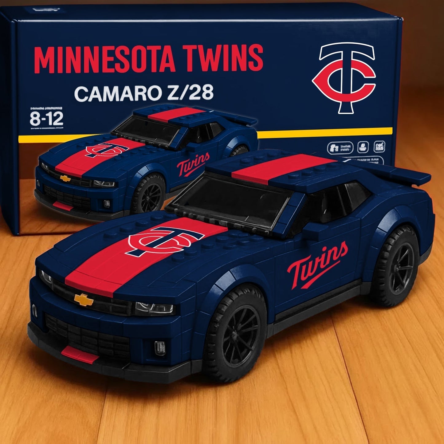 MLB x MIN Camaro Football Team Building Blocks V1 NAK NHM