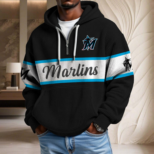 MLB x MM Team Waffle Half Zip Hoodie HLP HLPHUONG