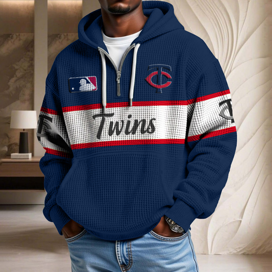 MLB x MT Team Waffle Half Zip Hoodie HLP HLPHUONG