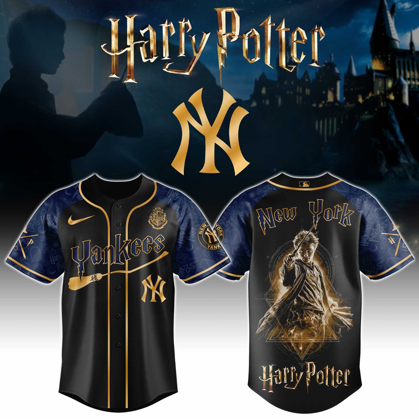 MLB x NYY H Potter Baseball Jersey HLP HLPHUONG