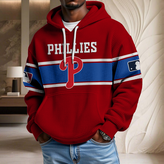 MLB x PHI Waffle Hoodie HLP HLPHUONG