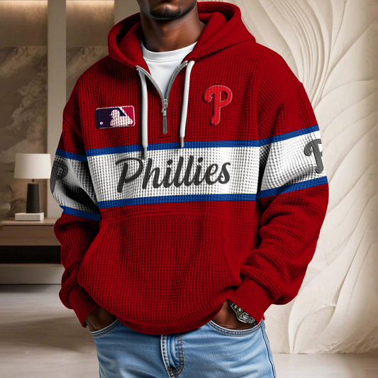 MLB x PHP Team Waffle Half Zip Hoodie HLP HLPHUONG