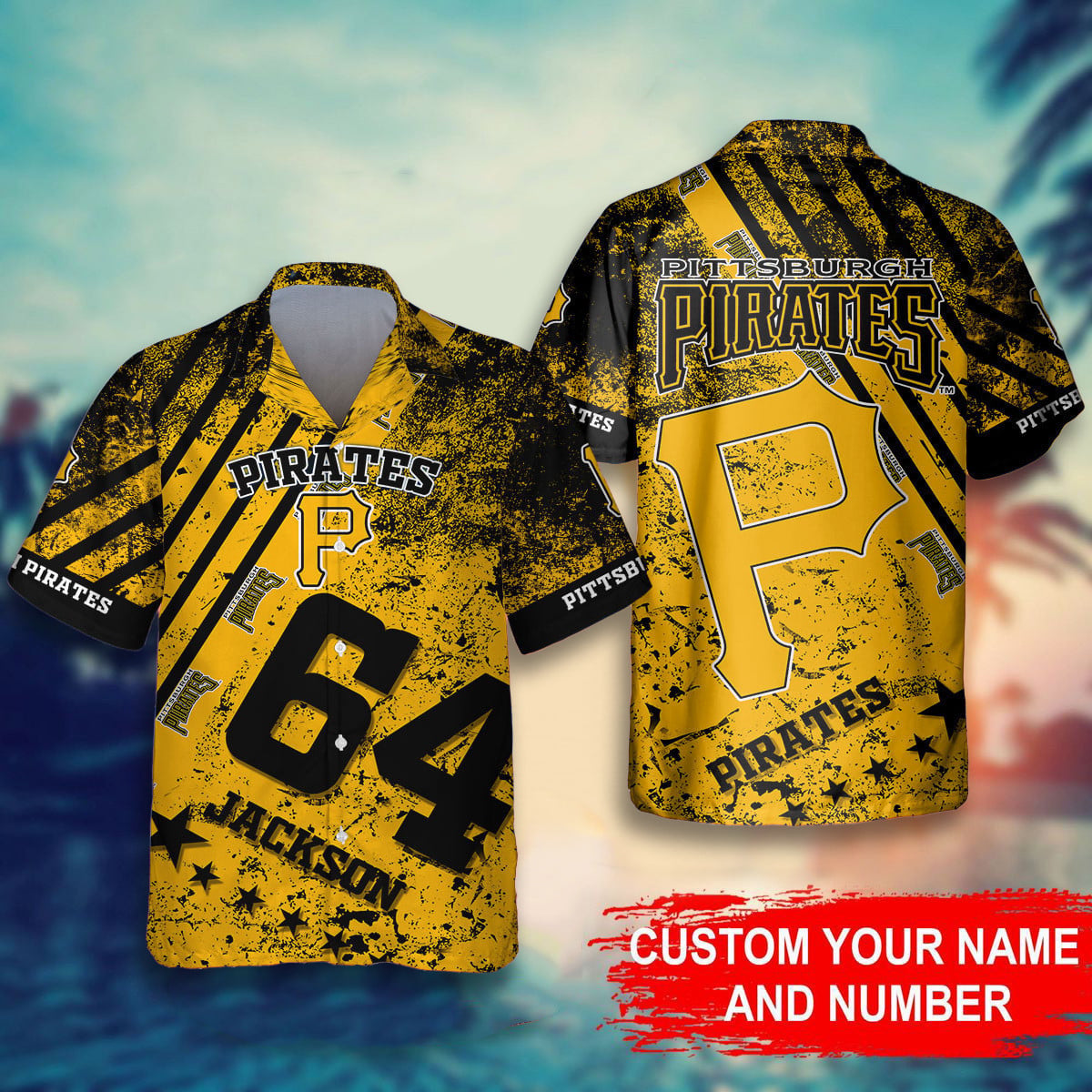 MLB x PIT Personalized Hawaiian Shirt HLP HLPHUONG