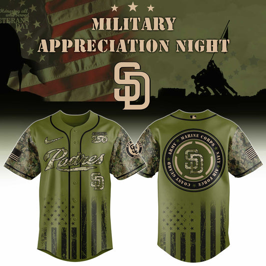 MLB x SD Military Baseball Jersey HLP HLPHUONG