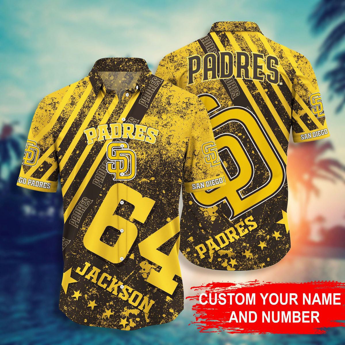 MLB x SD Personalized Hawaiian Shirt HLP HLPHUONG