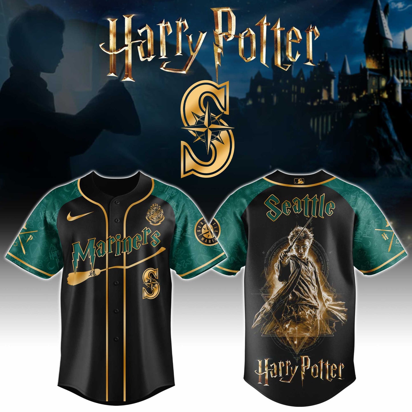 MLB x SEA H Potter Baseball Jersey HLP HLPHUONG