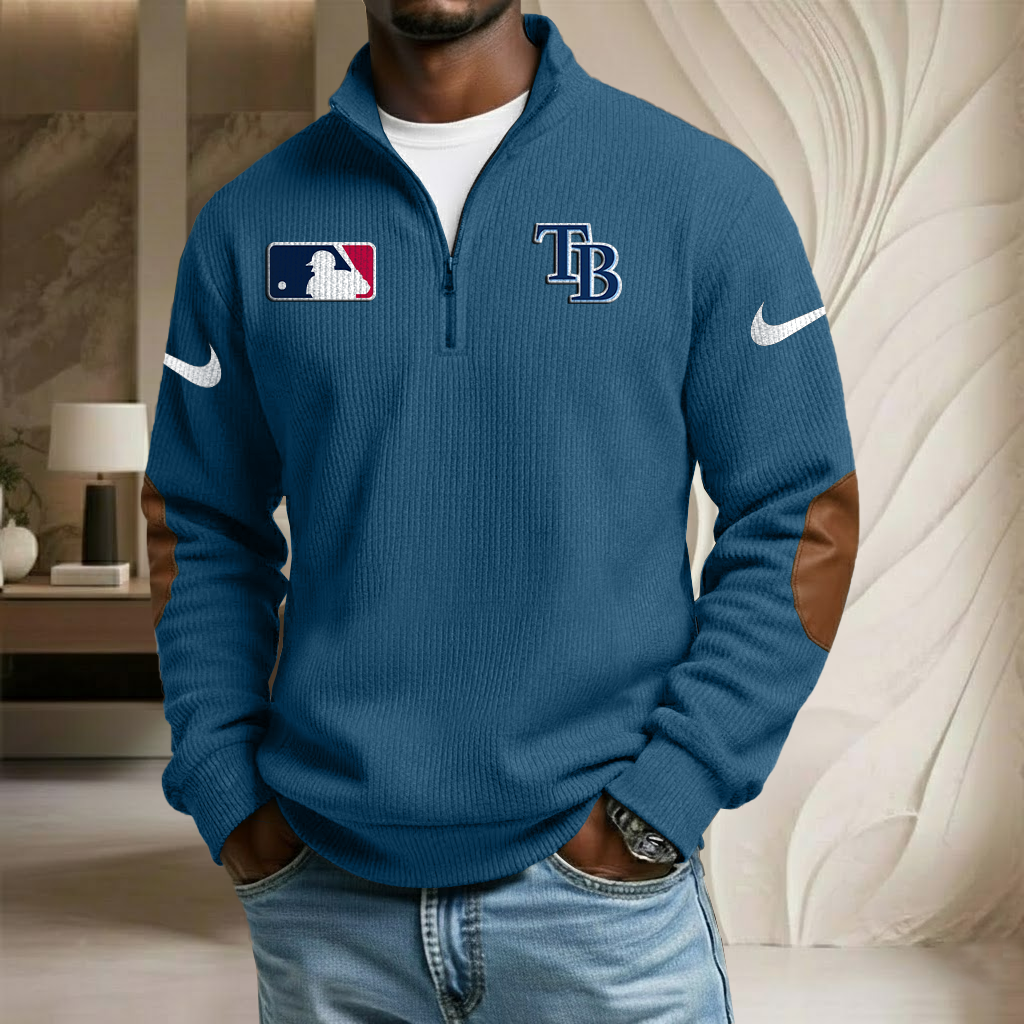 MLB x TB Sport Team Stand Collar Half-zip Sweatshirt HLP HLPHUONG