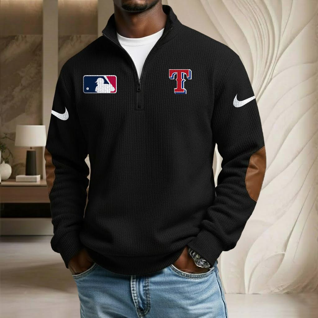 MLB x TEX Sport Team Stand Collar Half-zip Sweatshirt HLP HLPHUONG