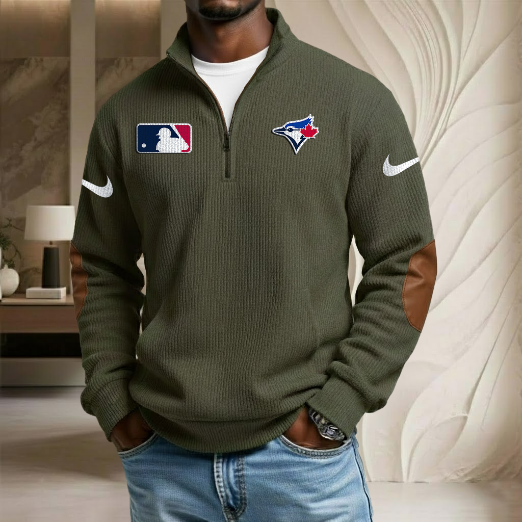 MLB x TOR Sport Team Stand Collar Half-zip Sweatshirt HLP HLPHUONG