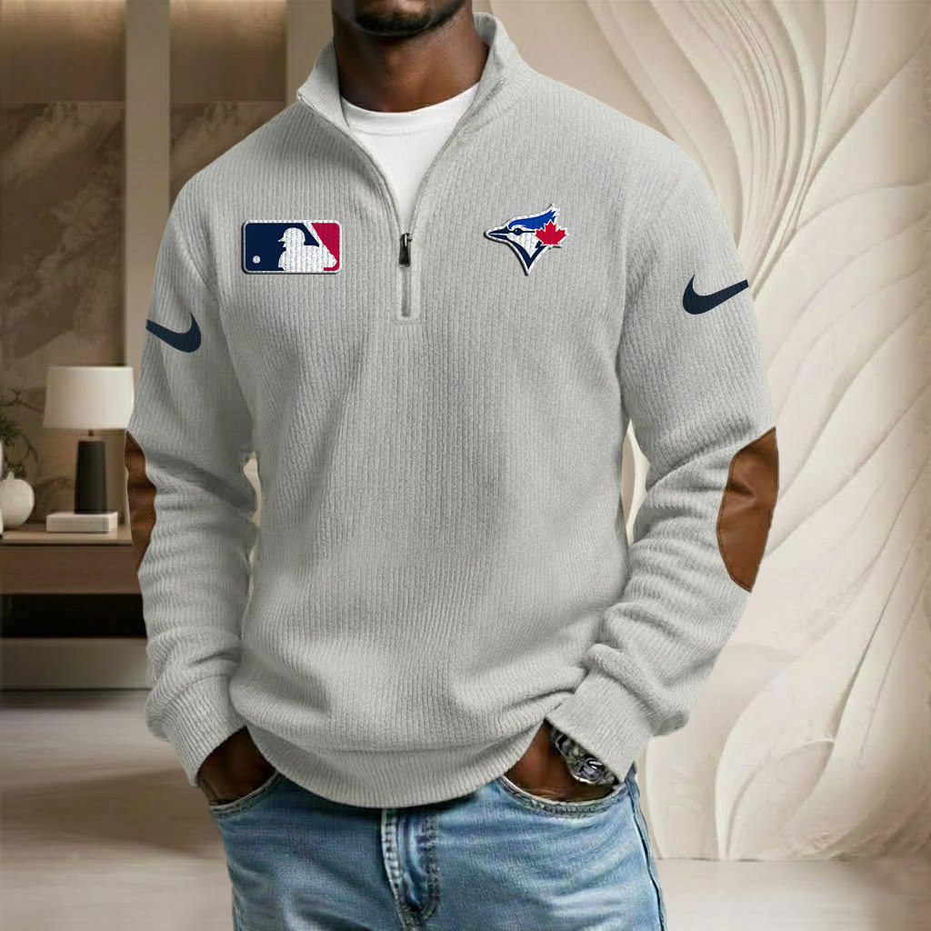 MLB x TOR Sport Team Stand Collar Half-zip Sweatshirt HLP HLPHUONG