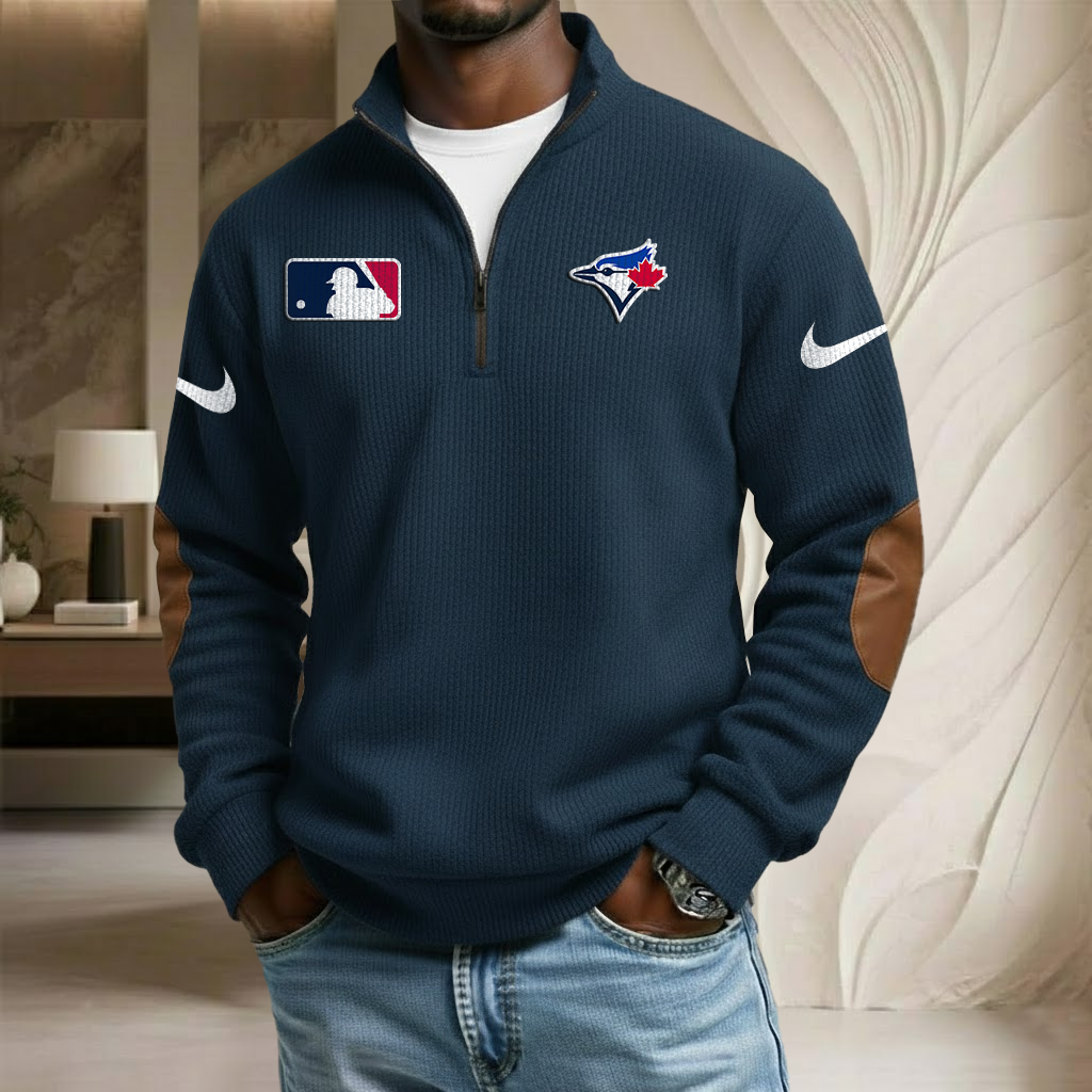 MLB x TOR Sport Team Stand Collar Half-zip Sweatshirt HLP HLPHUONG