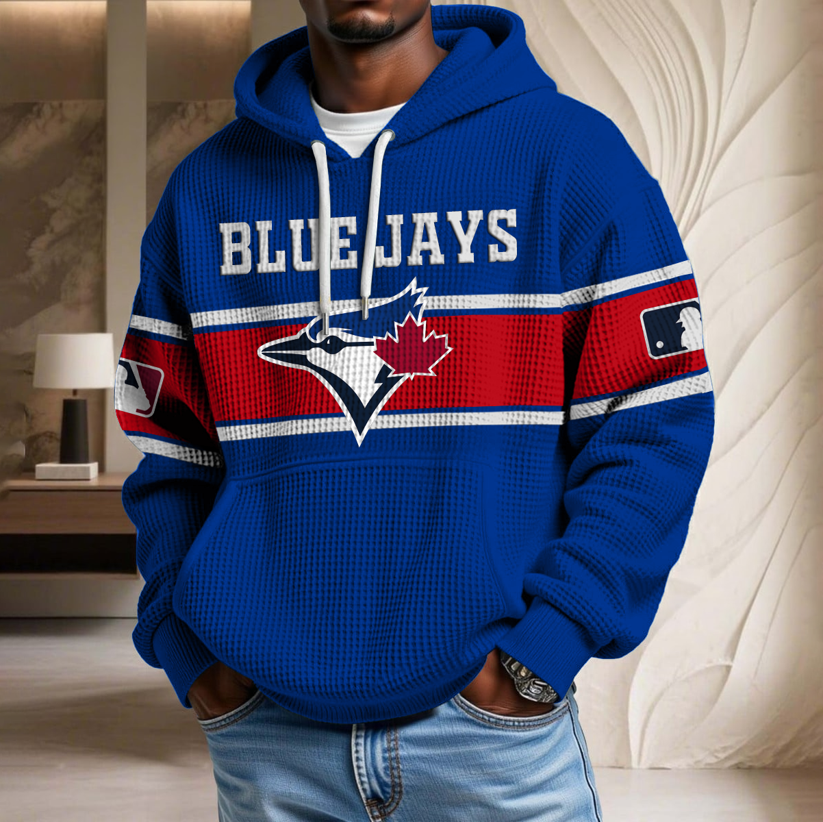 MLB x TOR Waffle Hoodie HLP HLPHUONG