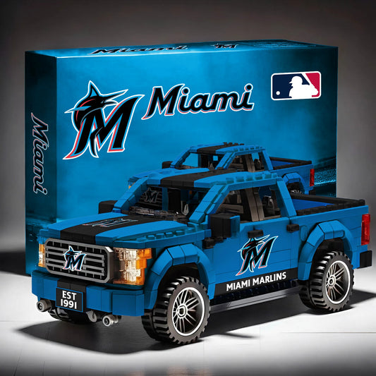 MM x MLB 3D Racing Truck Model Building Block Set V1 NAK NHM