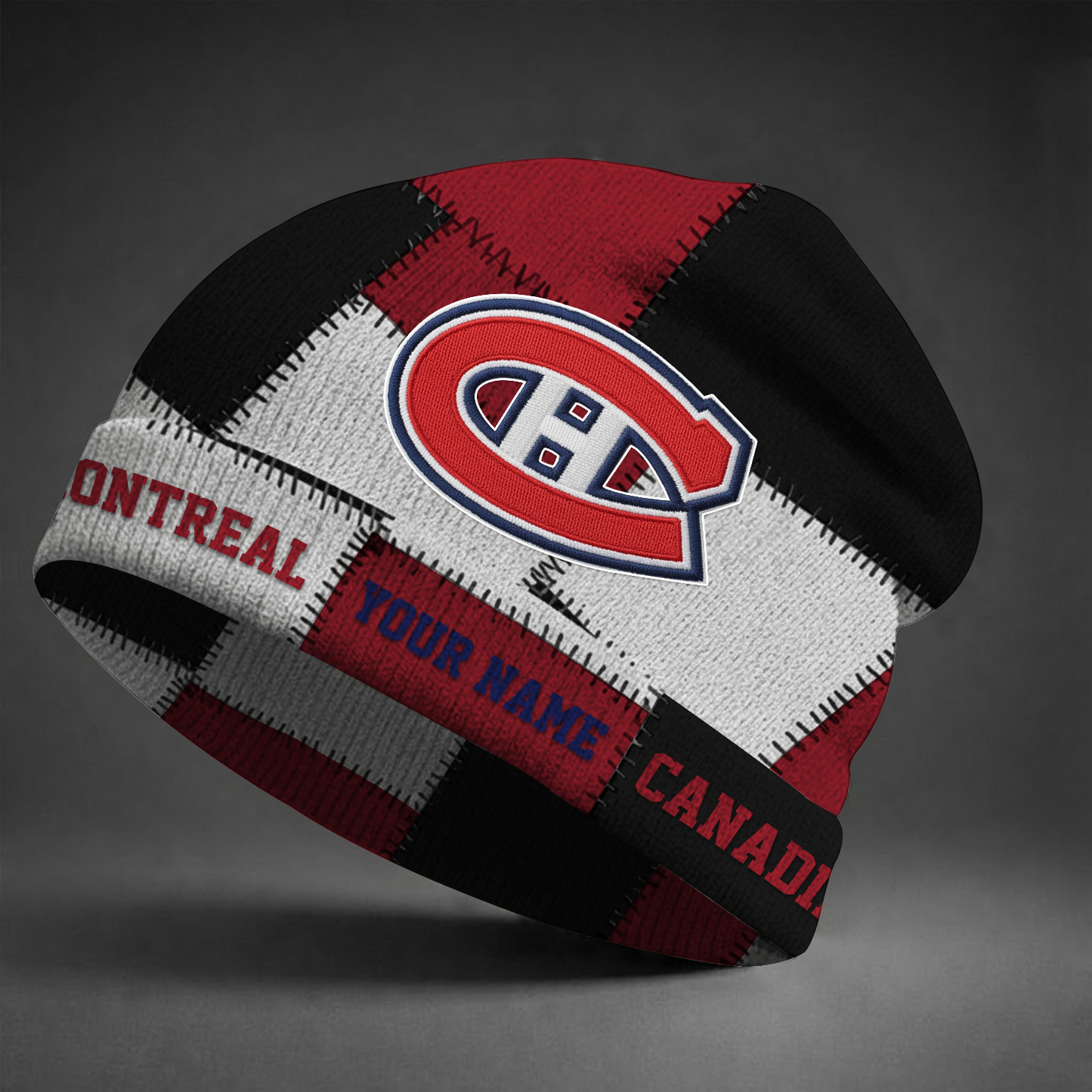 MTL X NHL Custom Name Beanie Hat Gifts For Fans - Limited Edition NAK NHT