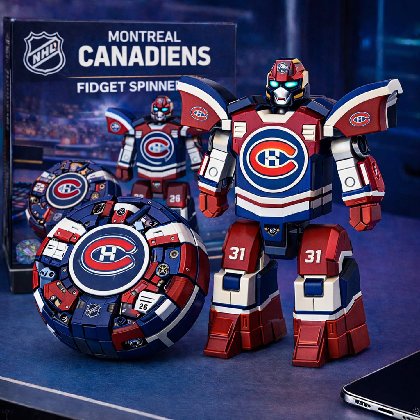 MTL x NHL Fidget Spinner DatND DVT