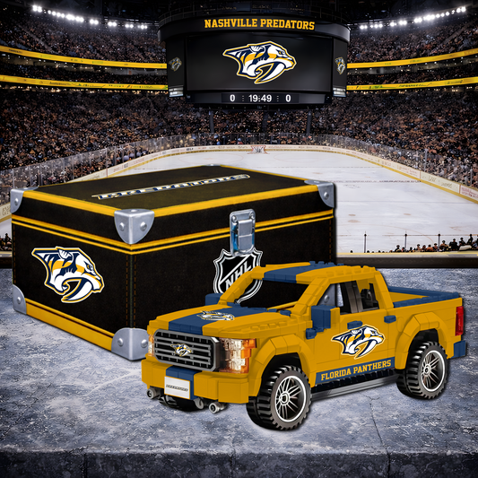 NAS X NHL LEGO Toy Truck Set with Collectible Case NAK NHT