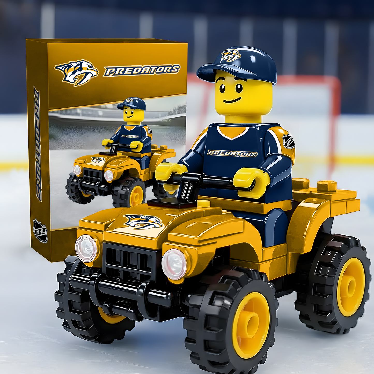 NAS X NHL Team Off-Road Vehicle Building Block Set NAK NHT