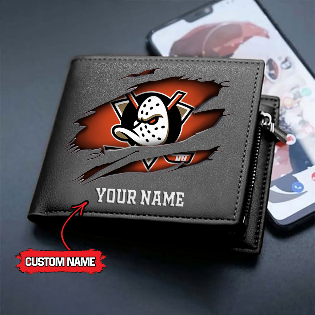 NHL x AD Custom Name Leather Wallet HLP HLPHUONG