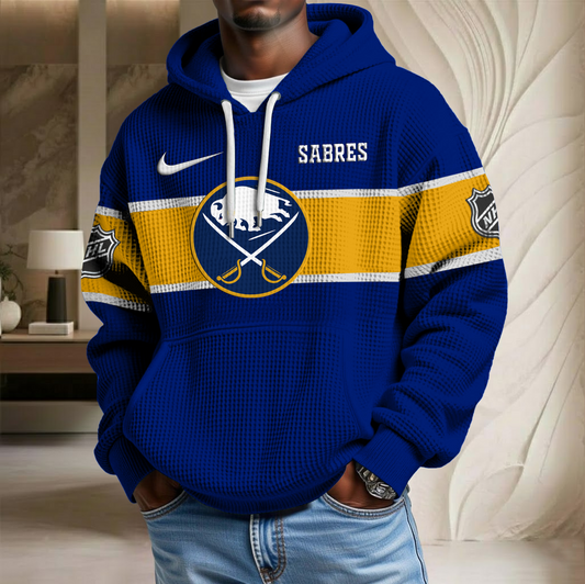 NHL x BUF Hockey Waffle Hoodie HLP HLPHUONG