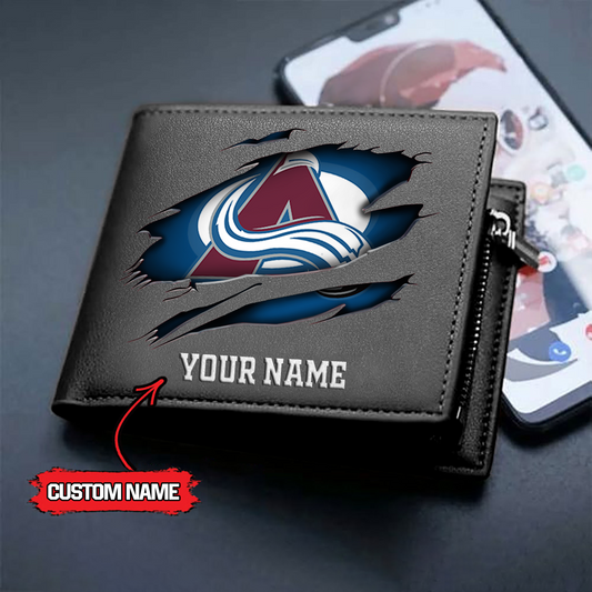 NHL x CA Custom Name Leather Wallet HLP HLPHUONG
