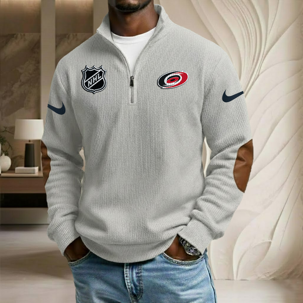 NHL x CAR Sport Team Stand Collar Half-zip Sweatshirt HLP HLPHUONG